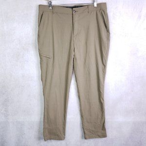 Gerry Men's 38x30 (Really 38x28) Long Cargo Hiking Outdoor Pants Tan Fishing